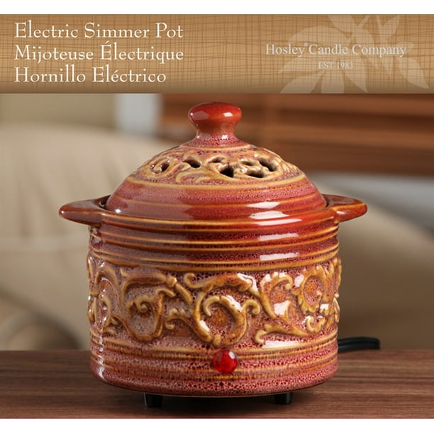 Hosley S 5 Inch High Red Electric Ceramic Fragrance Potpourri Warmer Com - Electric Potpourri Warmer Hosley S 5 Inch High Red Electric Ceramic Fragrance Potpourri Warmer Com - Electric Potpourri Warmer