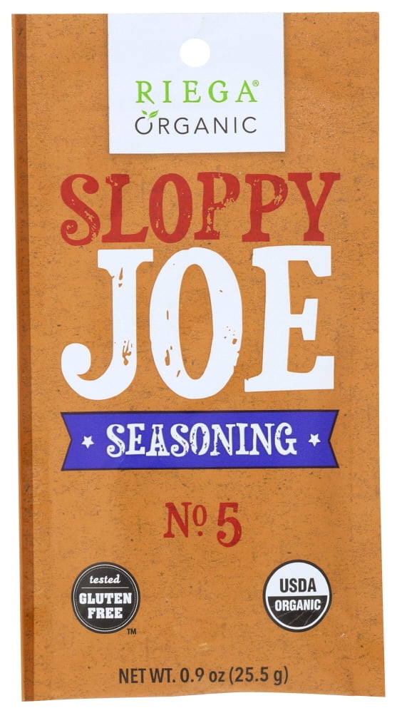 Riega Foods Organic Sloppy Joe Seasoning, 0.9 Oz