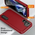 thumbnail image 4 of TECH CIRCLE for Samsung Galaxy A54 5G Case, Anti-Drop Hybrid Heavy Duty Protective Phone Cover Shockproof Rugged Military Bumper Tough Kickstand Cover for Samsung Galaxy A54 5G 6.4" 2023,Red, 4 of 7
