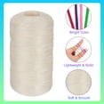 thumbnail image 4 of Uxcell Nylon String Cord 1.5mm x 218 Yards Rope Braided Thread Beading Cord for Jewelry Making Supplies Creamy White, 4 of 7