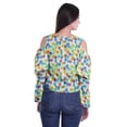 thumbnail image 4 of Moomaya Plus Size Cold Shoulder Top Printed Ladies Tops Blouses Women Party Tops, 4 of 5
