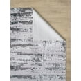 thumbnail image 6 of Woven Area Rug, 5' x 8' Area Rugs with Rubber Antislip Back, Soft Floor Carpet for Living Room Bedroom Office, Machine Washable Rugs, Gray, 6 of 7