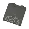 thumbnail image 3 of Funny Human Brain Anatomy Physiology Men Women Gift Retro Medical Science Anatomical Student Unisex Garment-Dyed T-shirt, 3 of 4