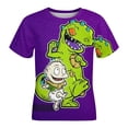 thumbnail image 4 of Rugrats Kid Shirts Unisex Casual Tops 3D Print Graphic Tees Short Sleeve T Shirts for Boys Girls 160CM, 4 of 8