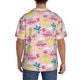 thumbnail image 3 of Balery Dinosaur Camisa Casual de Manga Corta con Botones para Hombre, Texturizada, Estilo Cubano, para Playa, Verano-Large, 3 of 5