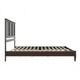thumbnail image 4 of AFI Charlotte Solid Wood Low Profile King Platform Bed in Espresso, 4 of 13