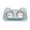 Green, variant on Stainless Steel Double Dog Lick Bowl Set, Cute Cat Face Feeding Food Water Bowls, Removable No-Spill Pet Bowls for Cats and Puppy Toys Area, Non-Tipping Station for Dog Toys Breed