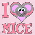thumbnail image 2 of CafePress - I Love (Heart) Mice Infant Bodysuit - Baby Light Bodysuit, Size Newborn - 24 Months, 2 of 4