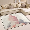thumbnail image 2 of Pink Clouds 80''x58'' Extra Large Plush Memory Foam Rug, Soft, Absorbent, Non Slip, 2 of 7