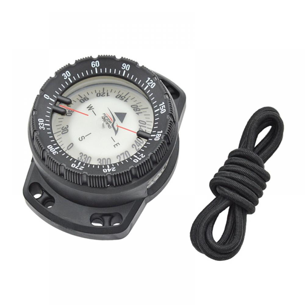 Great For Camping/Hiking Scouts Survival & More Black Plastic Lensatic Compass 