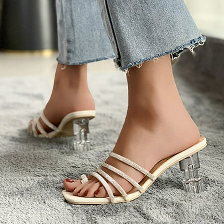 

Fashion Womens Casual Shoes Breathable Thick-soled High Heels Sandals