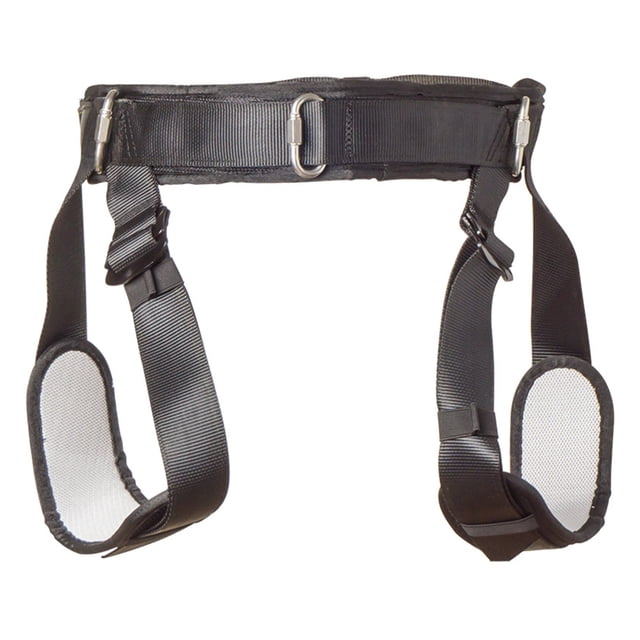 Arnés de escalada Multifuncional Profesional deportivo Accesorios deportivos negro Herramientas deportivas al aire libre Lightweight EXQUISITE Protectores L Sweethay OD019832-02