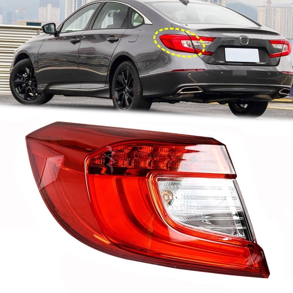 Tail Light Lamp Housing Assembly (Rear Left Driver Side) Fit for Honda Accord 2018-2021