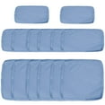 thumbnail image 1 of Outsunny Outdoor 14pc Patio Rattan Sofa Set Cushion Cover Replacement, 1 of 10