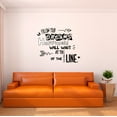 thumbnail image 1 of Home Wall Decal - Follow Your Dreams - Joyful Adventure Design Dream Quote Typography with Cute Arrow Design - Proudly Hand Made Decal - Size: 10 In(W) x 8 In(H), 1 of 5