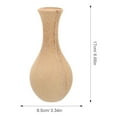 thumbnail image 6 of 3pcs Blank Vase Wooden Flower Vase DIY Wood Vase Craft Home Office Decoration, 6 of 6