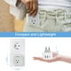thumbnail image 2 of Adaptador de Viaje TESSAN Europeo Blanco con 3 Salidas CA y 3 Puertos USB para Europa, 2 of 6