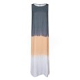 thumbnail image 5 of Women Strapless Casual Loose Ruched Long Maxi Dress, 5 of 8
