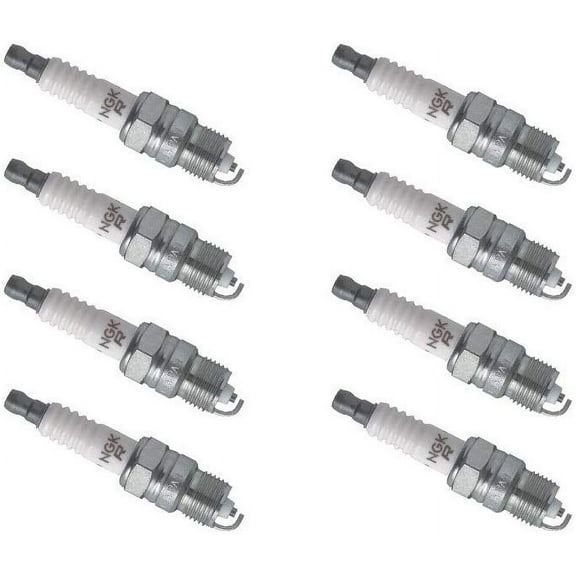 NGK 8 Pack of Genuine OEM Replacement Spark Plugs - TR5-8PK