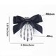 thumbnail image 4 of 2Pcs Halloween Skeleton Claws Hair Clips Cute Skull Hand Hair Clip with Bowknot Halloween Claw Hairpin for Girls Halloween Party Cosplay, 4 of 5