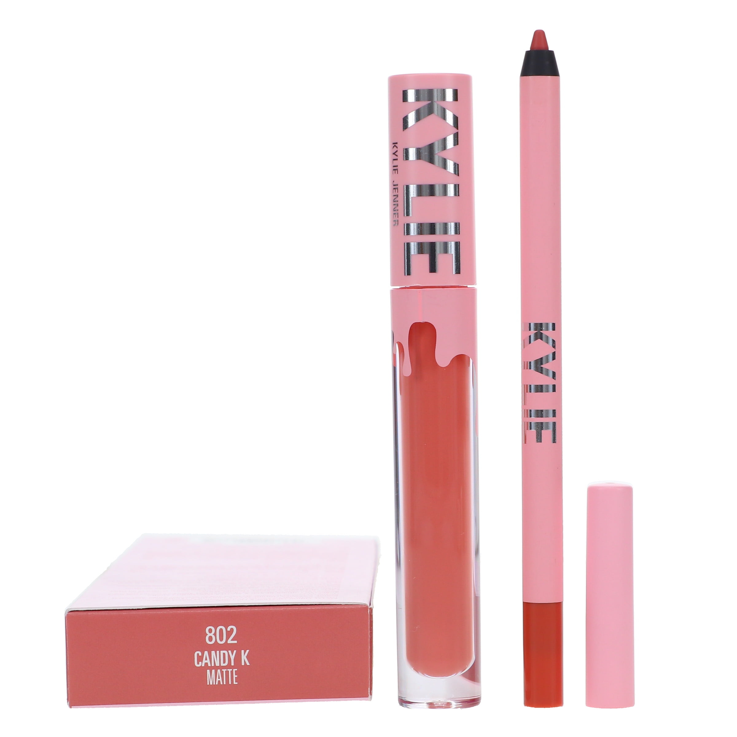 Kylie Cosmetics Matte Lip Kit - 802 Candy , 2 Pc 0.10 oz Matte