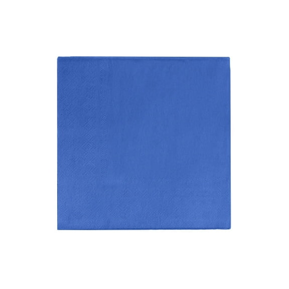Navy Blue Napkins | Dark Blue Party Napkins | Dark Blue Beverage Napkins - 5in. x 5in. Folded - 2 Ply - 50 Pieces/Pkg. (fdp95305)