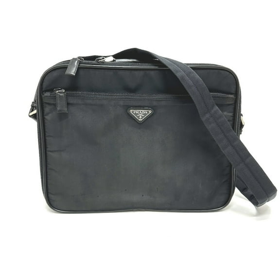 Pre-Owned PRADA V147S Triangle Plate 2WAY Bag Shoulder Briefcase Business Nylon Men's... (Good)