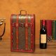 thumbnail image 2 of Caja de vino tinto de madera antigua, caja de regalo para celebración de bodas y festivales, caja de regalo a juego, 2 of 5