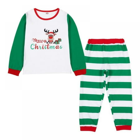 

Bullpiano Family Christmas Matching Sets Long Sleeve Pullover Kids Mama Dad Matching Family Pajamas