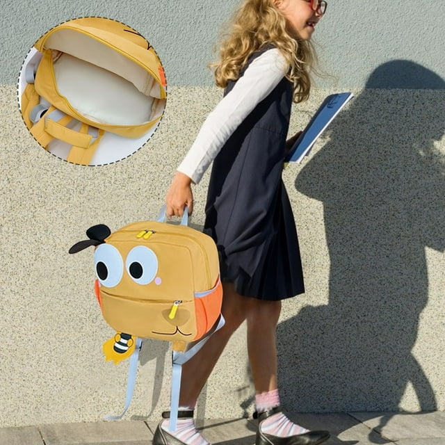 Dvkptbk School Backpack Elementary School Backpack Large Capacity Polyester School Bag Sports Bag