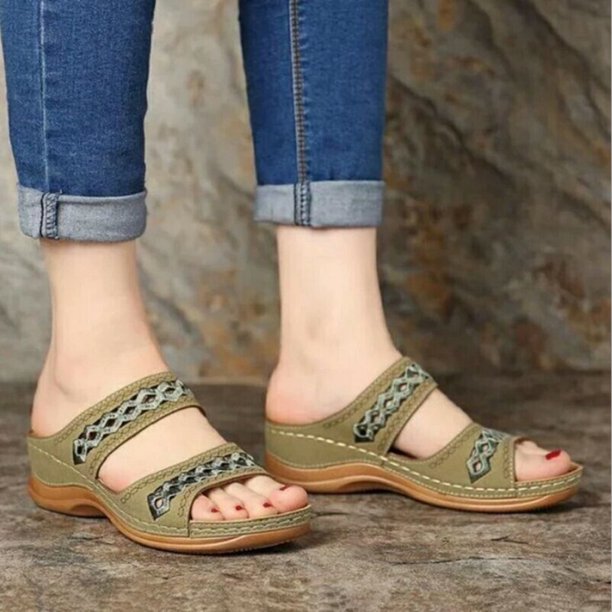 Sandalias y pantuflas Sandalias de plataforma de primavera para mujer Sandalias y pantuflas
