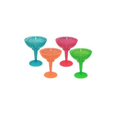 Neon Colored Margarita Glasses