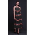 thumbnail image 3 of Bimba Robe de Plage d'Été pour Femmes, Dos Nu, Col Licou, Imprimée Teinture sur Nœuds - Grand, 3 of 6