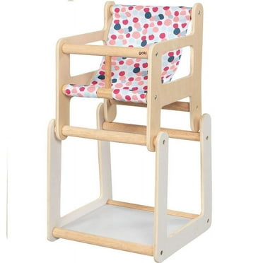 GOKI Highchair Doll Highchair with Table