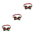 thumbnail image 3 of Greeniant Collar para mascotas Corbata para perros Corbata para perros Pajarita ajustable Decoraciones navideñas Type1 NO1, 3 of 6
