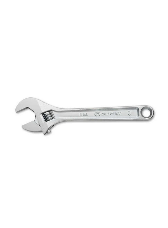 Crescent AC28VS 8-Inch Adjustable Wrench, Plated Finish