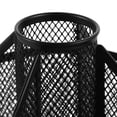 thumbnail image 2 of Raindrops Metal Rotating Pen Holder Desk Organizer for Stationery with Ample Space Black 360° Swivel, 2 of 7