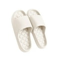 thumbnail image 2 of Aueoeo Soft Shower Shoes Slides For Women Men Lightweight Pillow Sandals Bathroom Slippers Indoor Cute EVA Slippers Non-slip Sandals, 2 of 3
