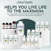 Maxi Health Peppermint Oil with Ginger & Fennel – Digestive Health Support – 60 Delayed Release Capsules
