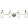 thumbnail image 5 of 4 Light Vanity Light with Traditional Inspirations 9.75 inches Tall By 32 inches Wide-Brushed Nickel Finish Bailey Street Home 147-Bel-4436043, 5 of 8