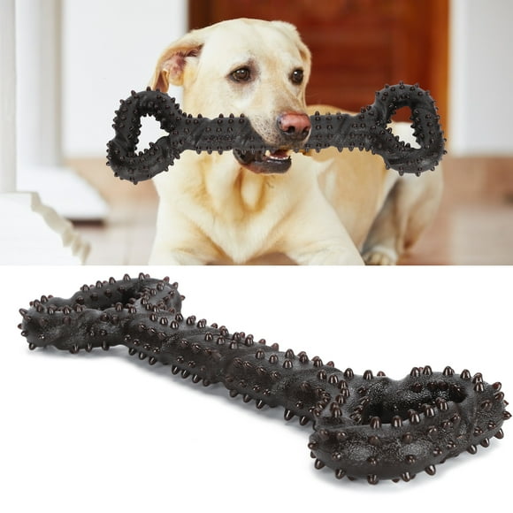 Dog Chew Toy, Deep Cleaning Dog Toys No Harmless Interactive Dog Toys with TPR Material for Chewing for Dogs Coffee Color