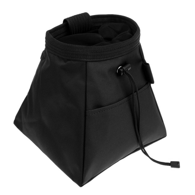 Support de Sac de Craie pour Escalade Intérieur Extérieur Seau Noir