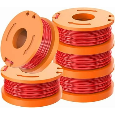 5 Pack Replacement Trimmer Spool Line for Worx, for Worx Trimmer line spools，Compatible with Worx Weed Eater String，Weed Eater String .065，Compatible with Worx wa0010 Replacement spools.
