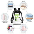 thumbnail image 6 of Invader Zim Clear Backpack Transparent Bag 17 Inch Large Capacity Laptop Daypack Clear Through Backpack Travel Bag For School Daily Office Holiday, 6 of 8