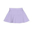 thumbnail image 4 of Nrmvnmi Toddler Girls Tennis Skirts Solid Color High Waisted Skirts with Belt Casual Skirt Athletic Skirts For 1-6 Years, 4 of 4