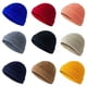 thumbnail image 3 of Sombrero Pareja Otoño e Invierno Gorra Delgada de Comercio Exterior Gorro de Punto Gorro de Jersey Cálido para Hombres y Mujeres Gorro Frío para Mujer Gorro de Piso de Piel de Melón, 3 of 6