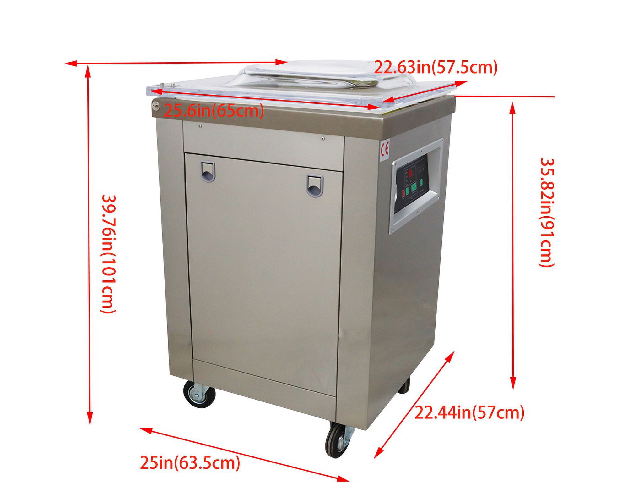 INTSUPERMAI DZ-500 Single Chamber Vacuum Packaging Machine Automatic Vacuum Sealer