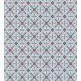 thumbnail image 3 of Vintage Duvet Cover Set, Antique Floral Pattern Italian Majolica Style Ornate Illustration, Decorative 2 Piece Bedding Set with 1 Pillow Shams, Twin Size, Pale Blue Red Green, by Ambesonne, 3 of 3