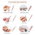 thumbnail image 3 of Set de manicura HONGHCL 23 en 1 Acero Inoxidable - Kit Completo para Uñas y Cutículas en Caja de Cue, 3 of 6