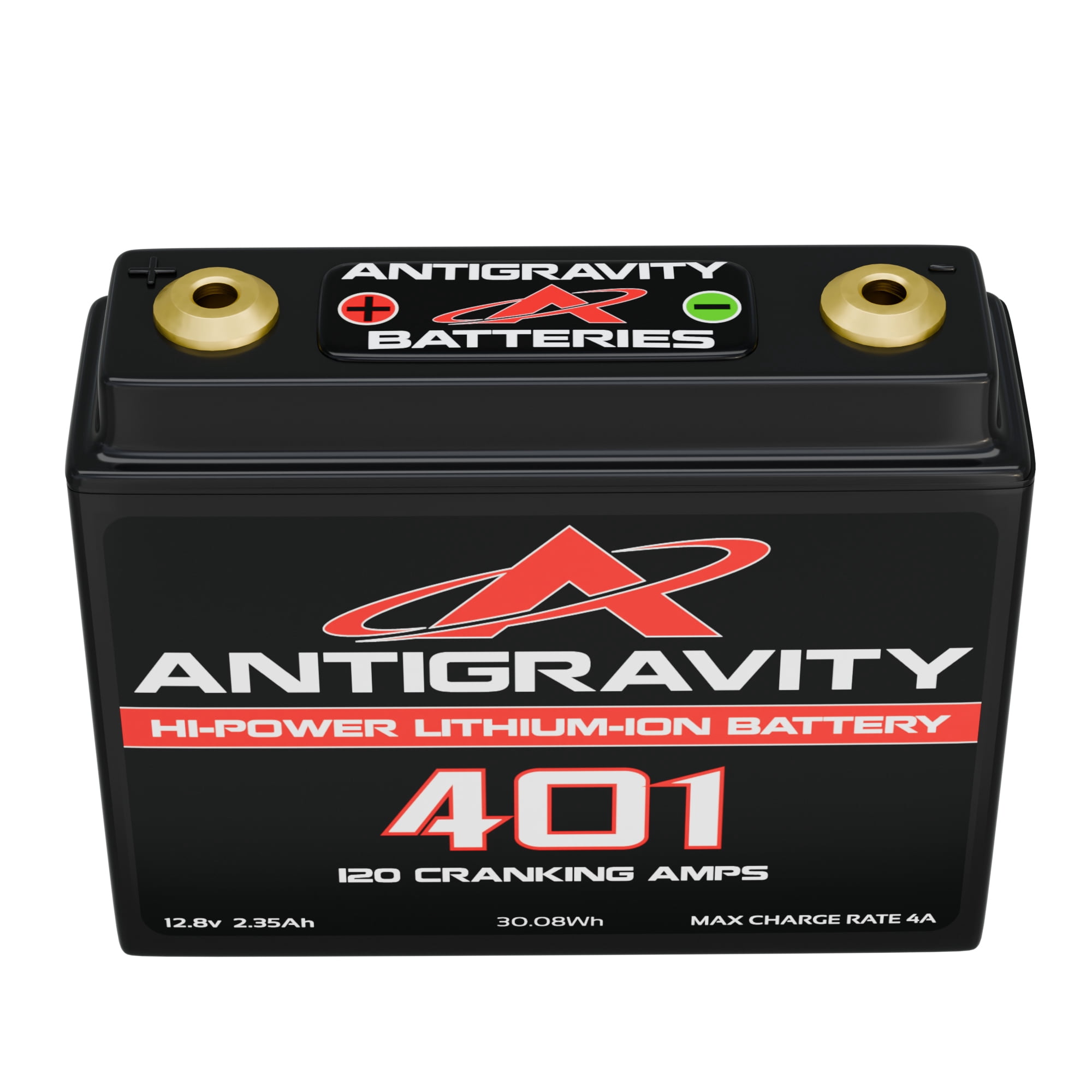 Antigravity AG-401 Lithium Motorcycle Battery, 12V Small Case Powersports Battery, 120 Cranking Amps